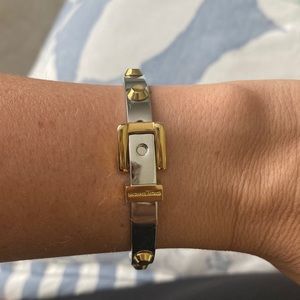 Michael by Michael Kors gold and silver “belt” bracelet